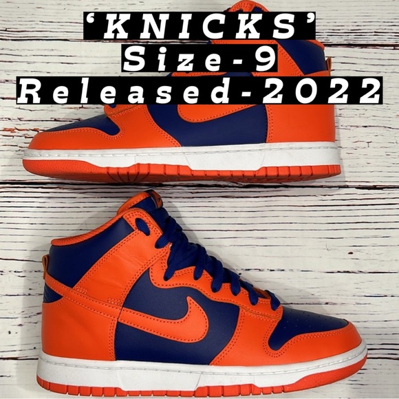 Nike Other - Nike Dunk High-“Knicks”- Clean-size 9m-original box-No star fading-No heel drag